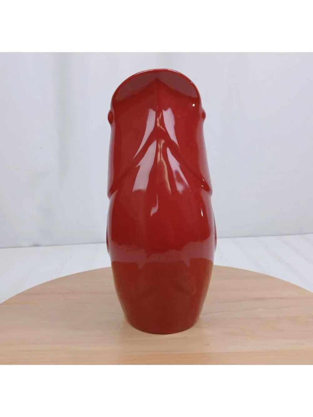 Red GurglePot Fish Pitcher Vase Large 9.5